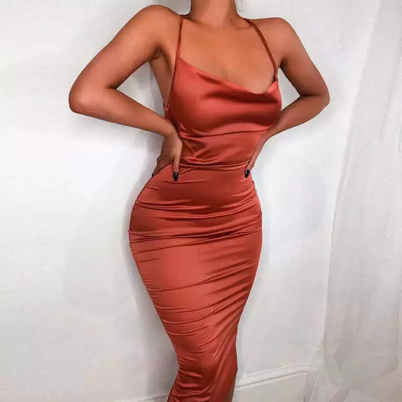 Boss Babe Backless Formal Dress