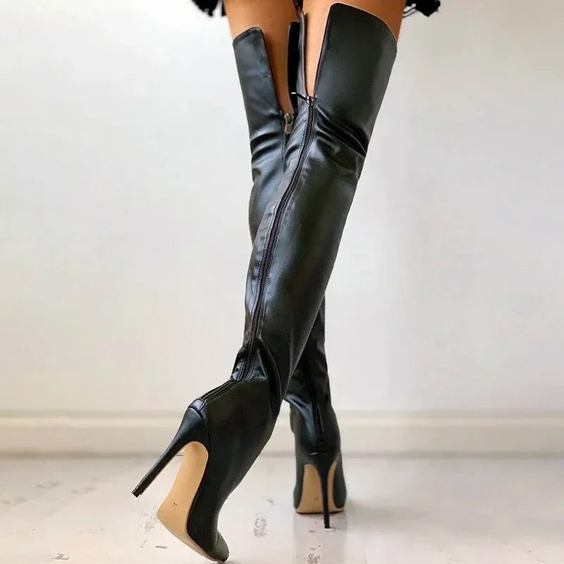 Fatalistic Stiletto Boots