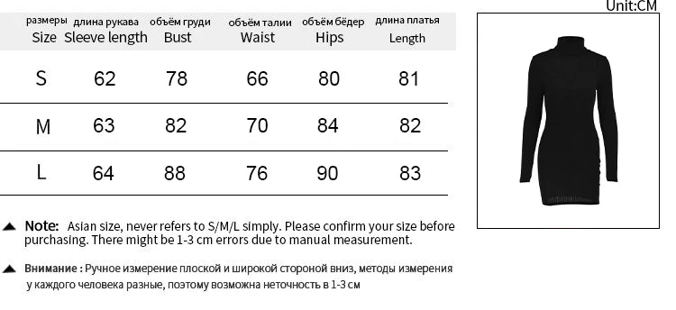 Ribbed Long Sleeve Mini Dress