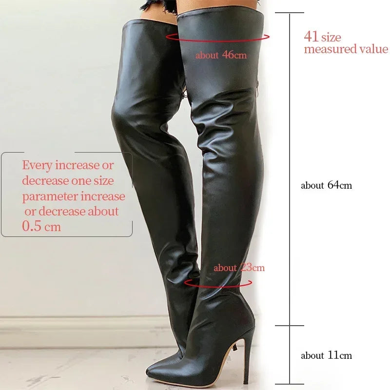 Fatalistic Stiletto Boots
