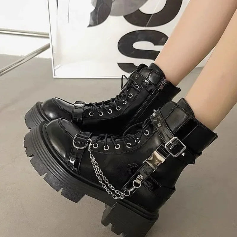 Chain Breaker Ankle Boots