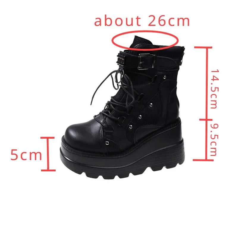 Rave Buckle Ankle Boots