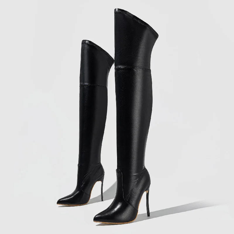 Venom Thigh High Boots